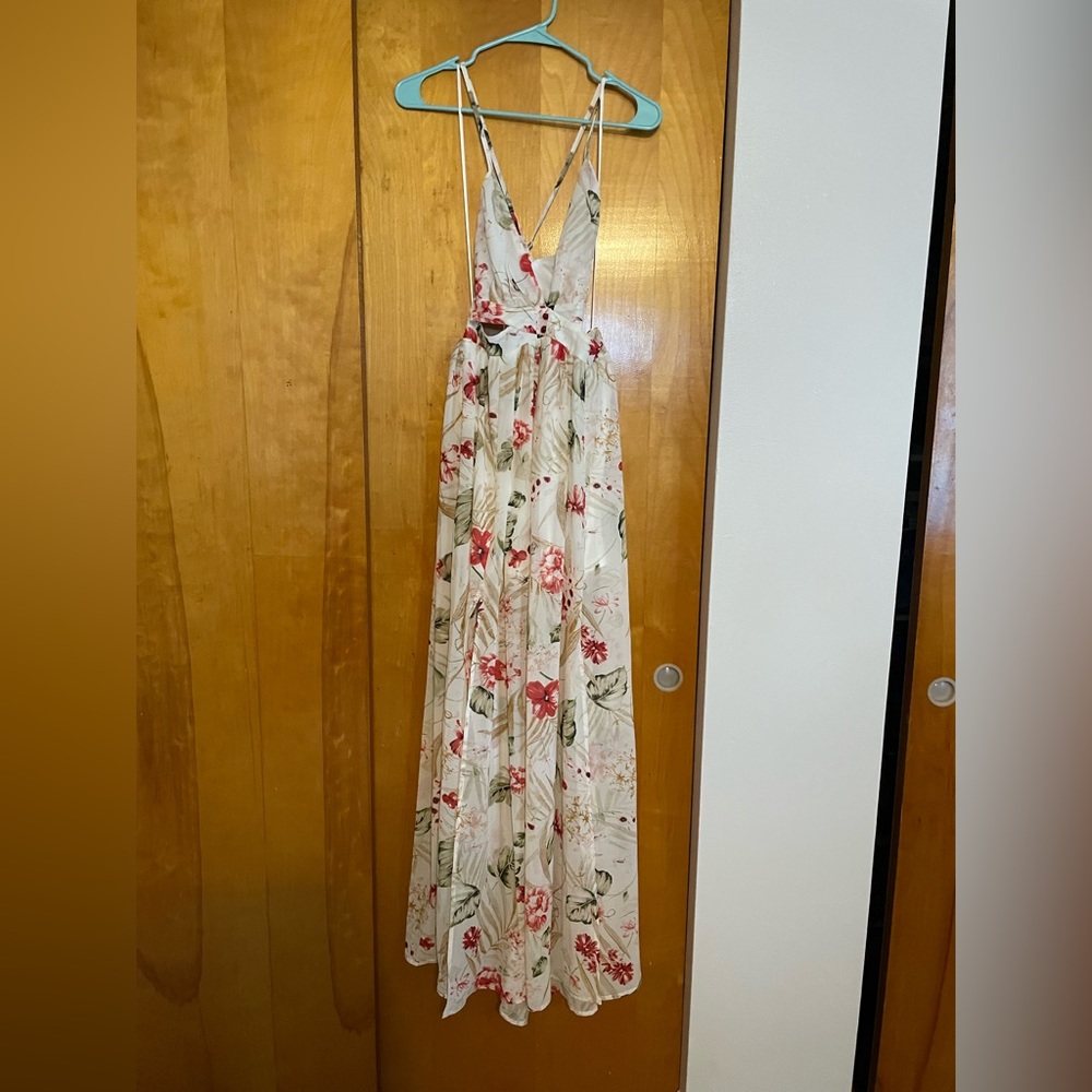 Lanai Maxi Dress - Ivory Floral
